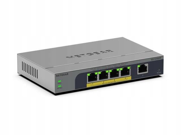 Netgear 5PT Gigabit Unmanageable Plus Switch W/ Poe+