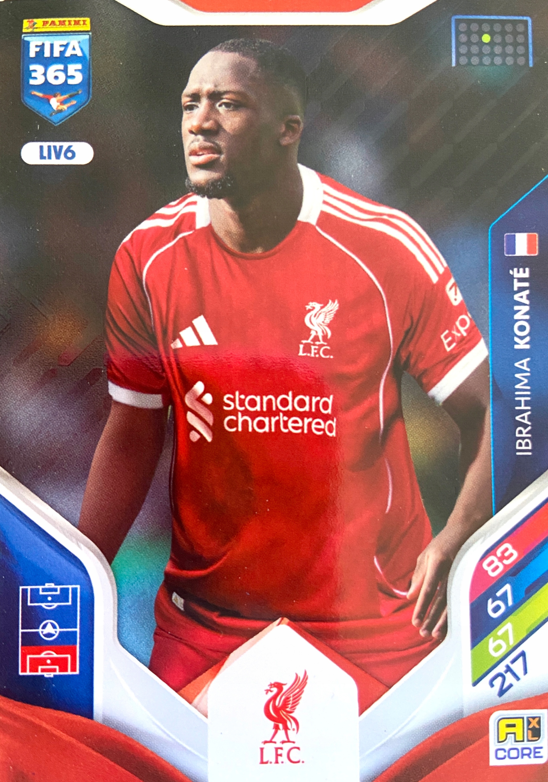 Panini Fifa 365 2026 Core Team Mate LIV6 Ibrahima Konate Liverpool