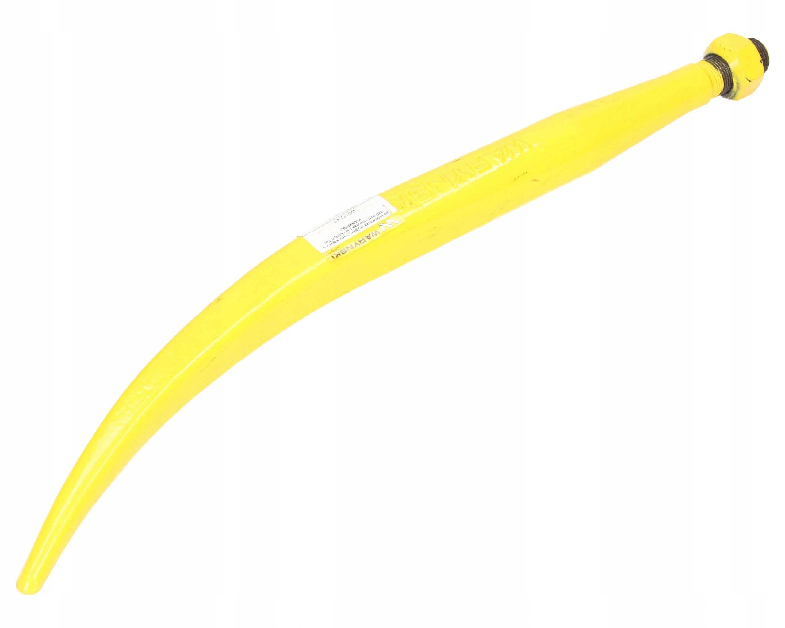 Zub nakladače ohnutý zavírací L- 480 mm uchopovač krokodýl Tur Waryński