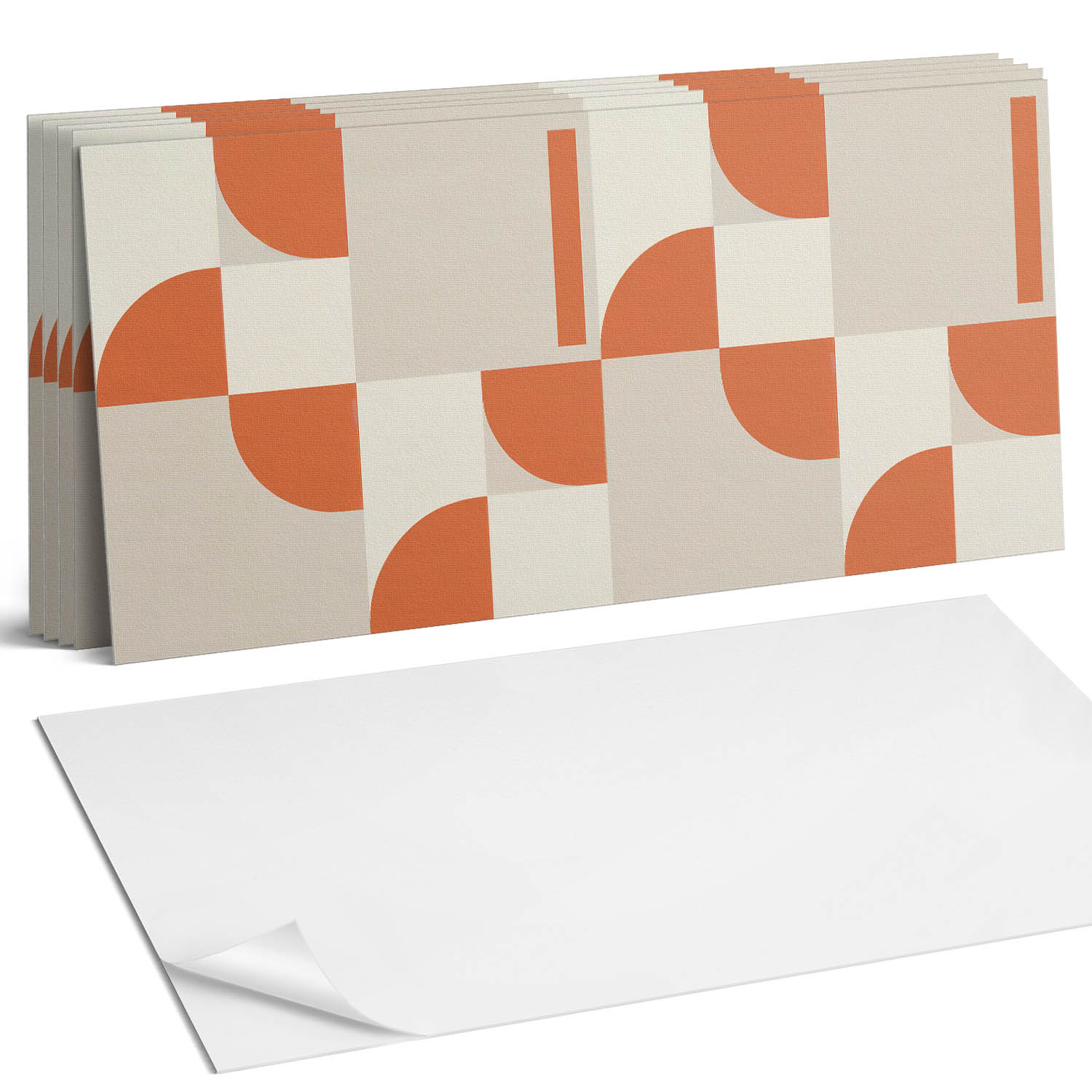 Sada vinylových dlaždíc z Pvc Moderný geometrický vzor 6 x 60 x 30 cm