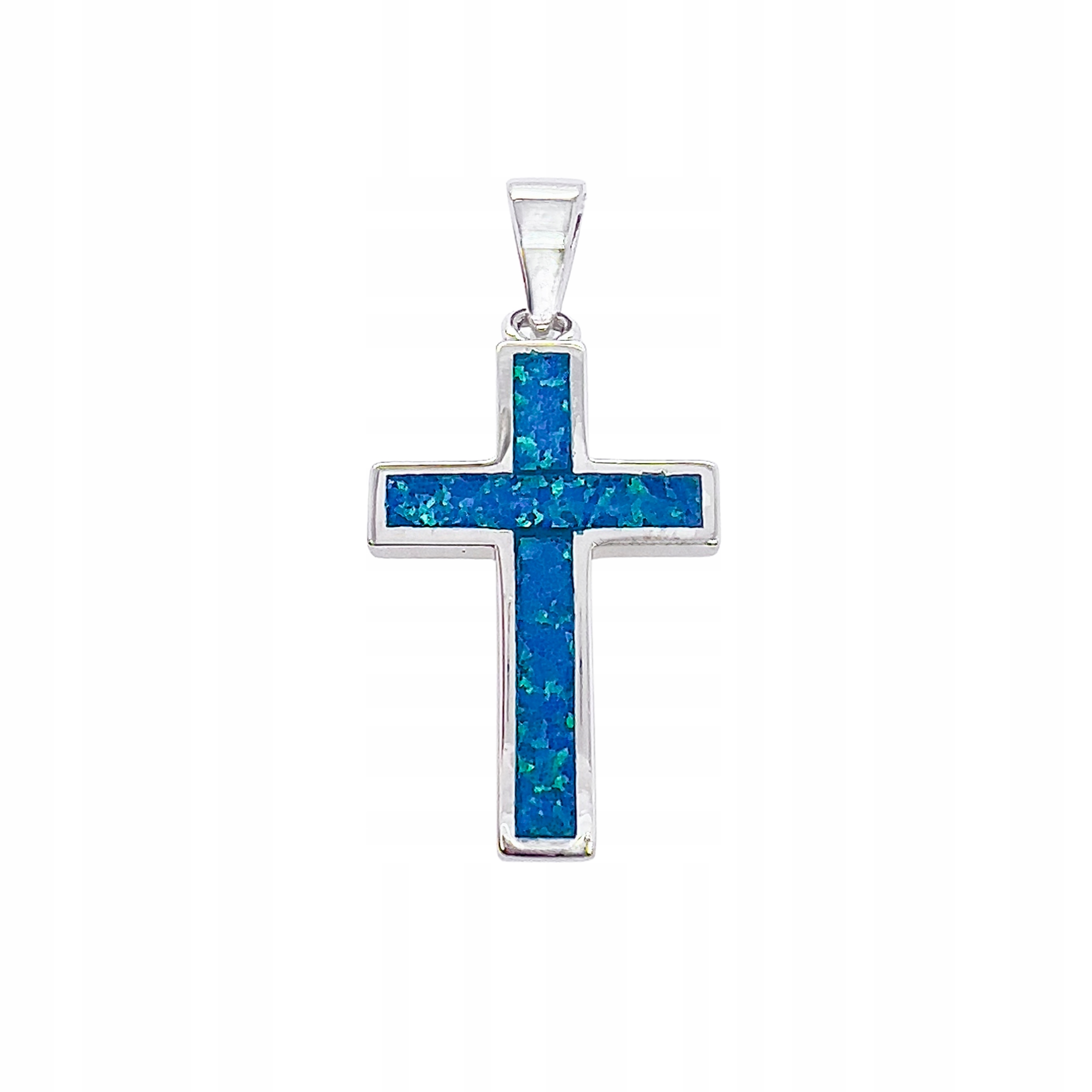 Přívěsek Přívěsek Klasika Dámský Stříbrný Ryzost 925 S Opálem Křížek