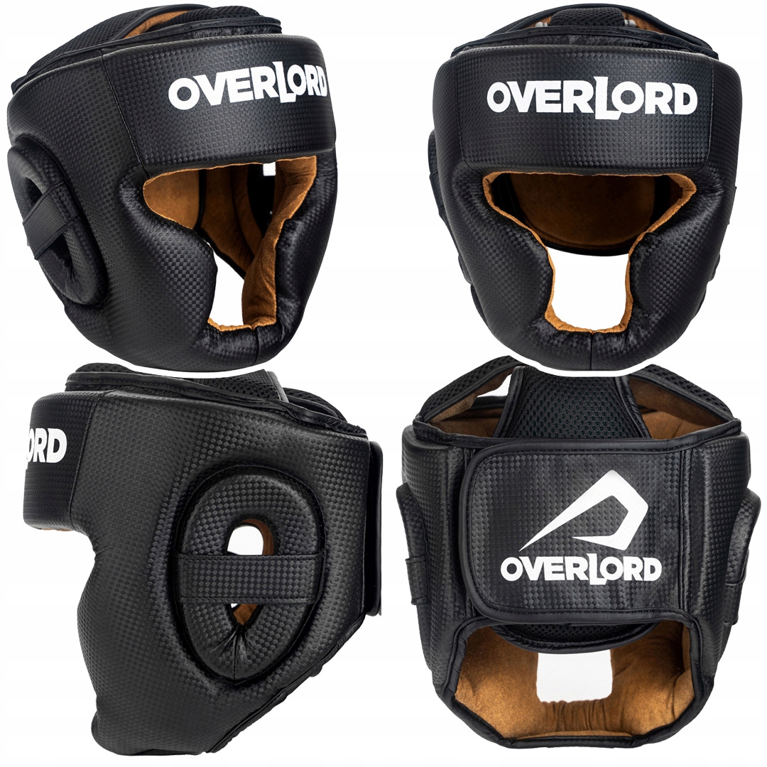 Kask bokserski treningowy Overlord Kevlar Czarny r. XL