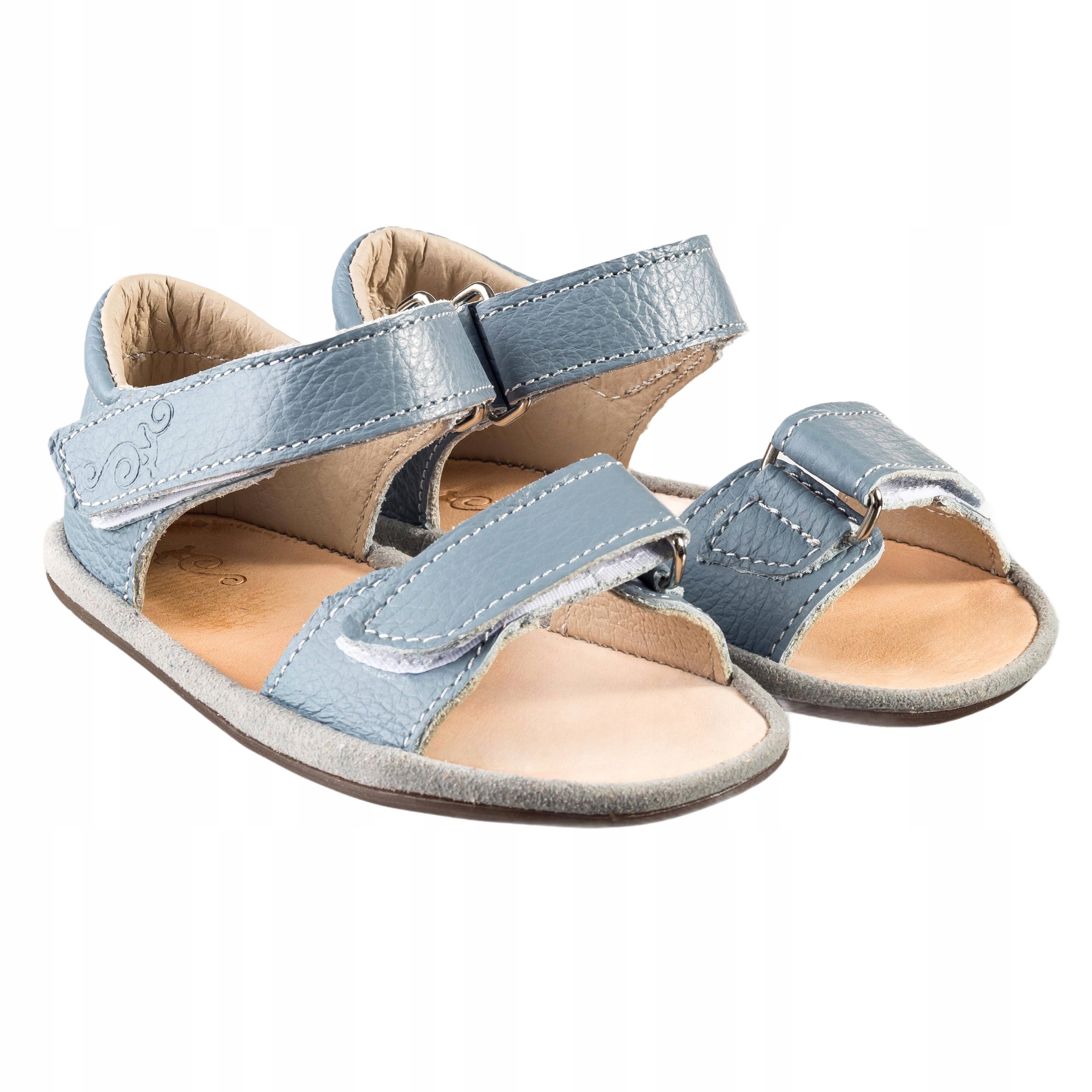 Sandały barefoot dla dzieci Kiki Baby Blue 27 Eu Magical Shoes