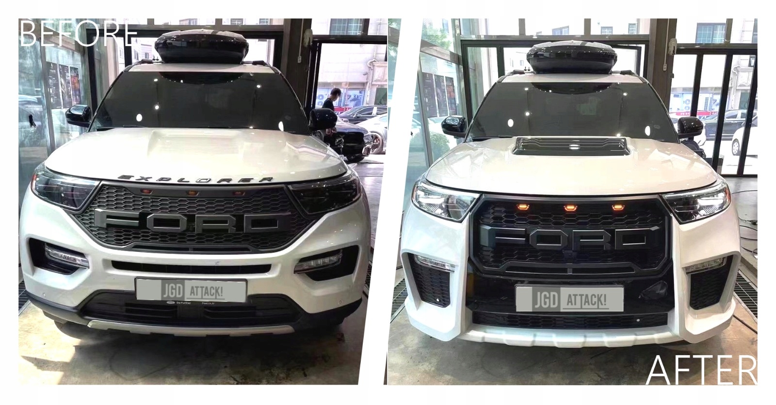 Zderzak Przedni RAPTOR kpl FORD EXPLORER 2020-2021 Kolor do lakierowania