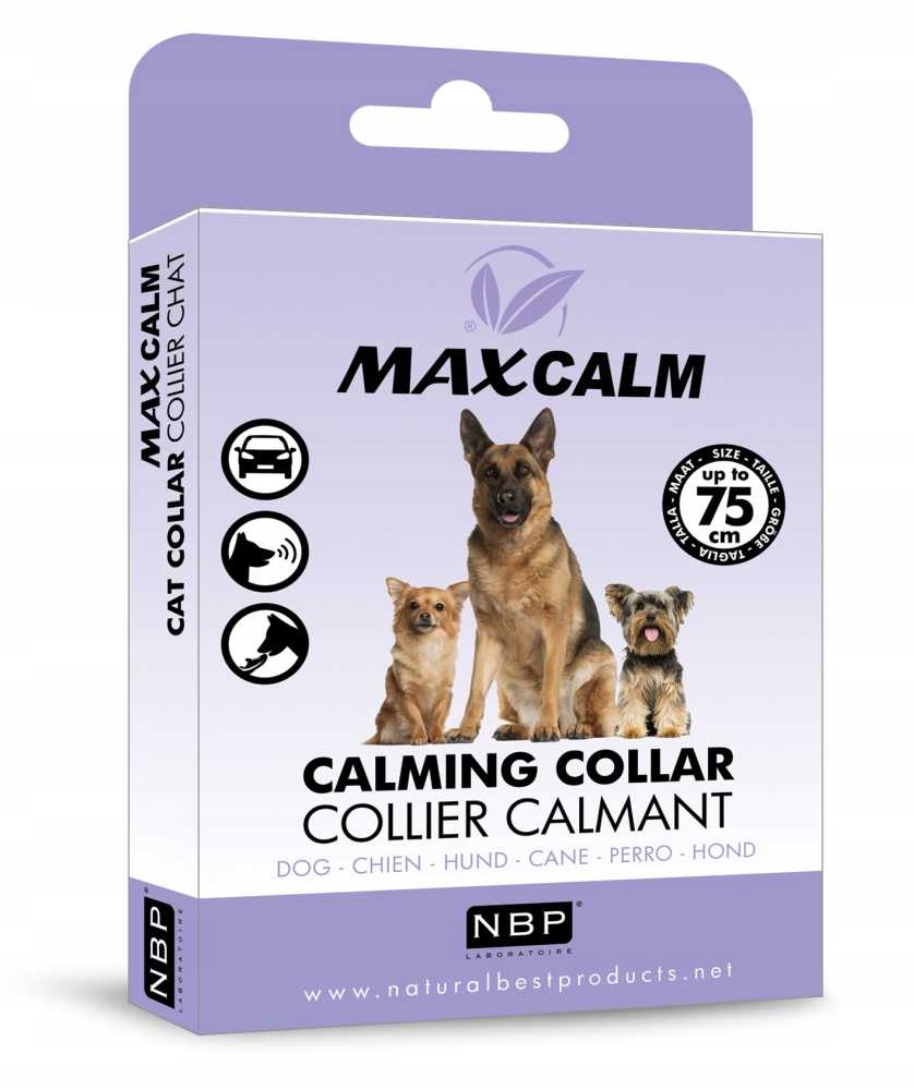 

Max Calm obroża uspokajająca na stres dla psa 75cm