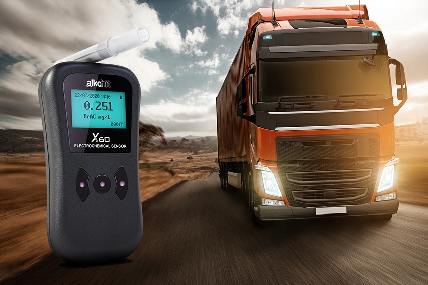 Alkomat ALKOHIT X60 Przesiewowy Profesjonalny Color black
