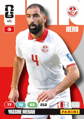 Panini Fifa World Cup 2026 471 Yassine Meriah Tunisia