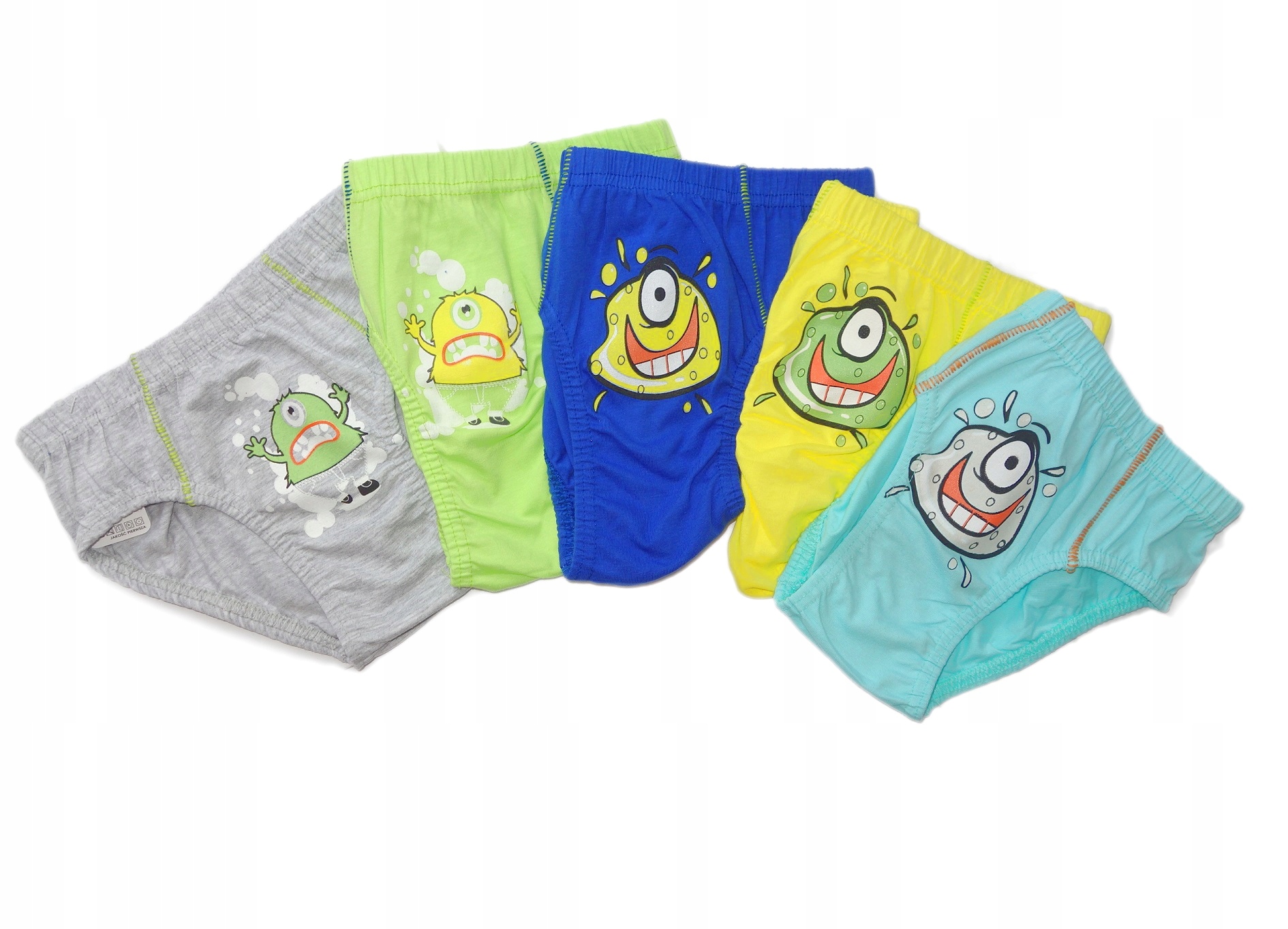 

Zestaw Majtki Slipy 5PACK Chłopiec Monster 116/122