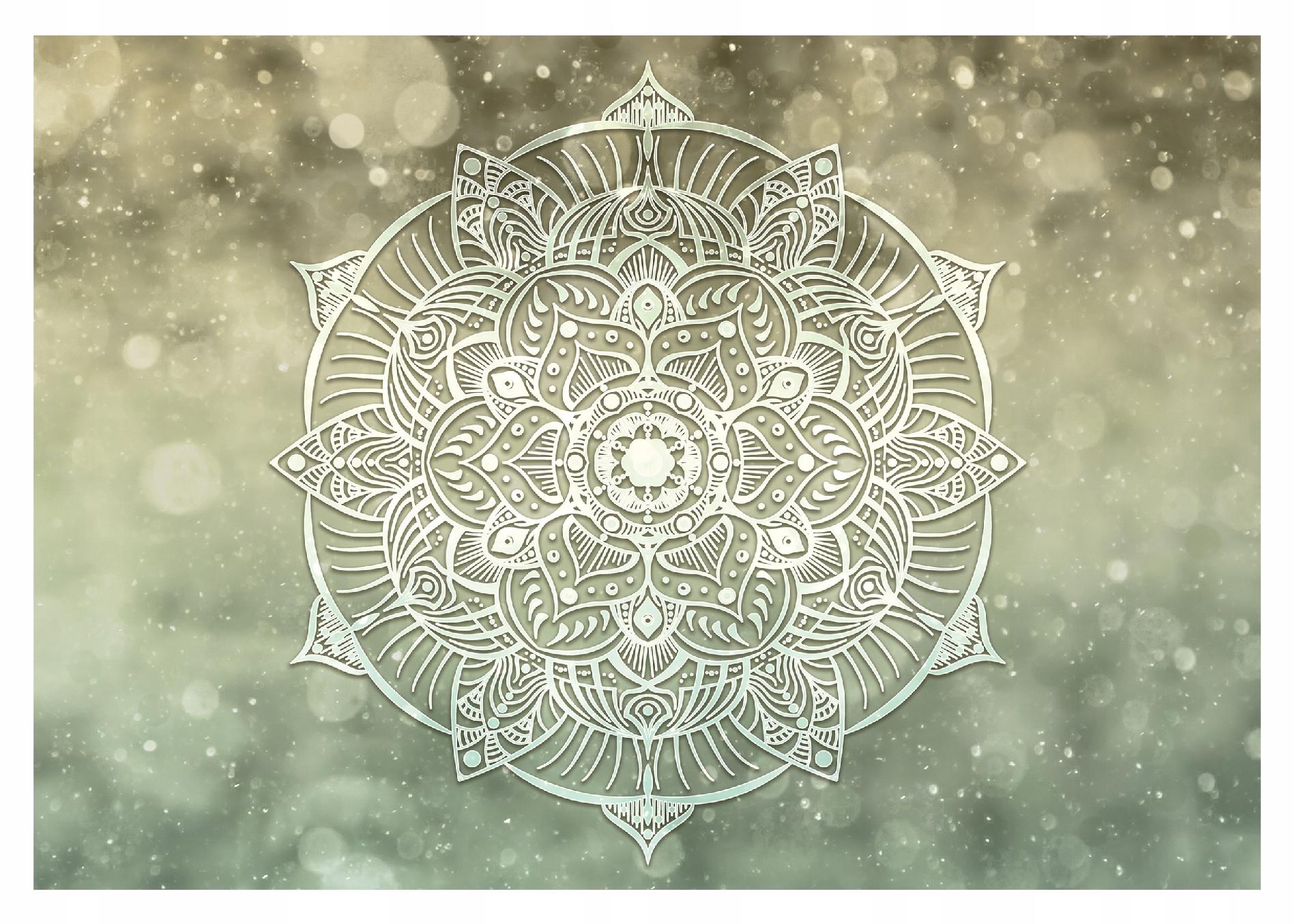 Fototapeta Mandala Orientální Beton Do Ložnice Obývacího Pokoje Tapeta 368x254
