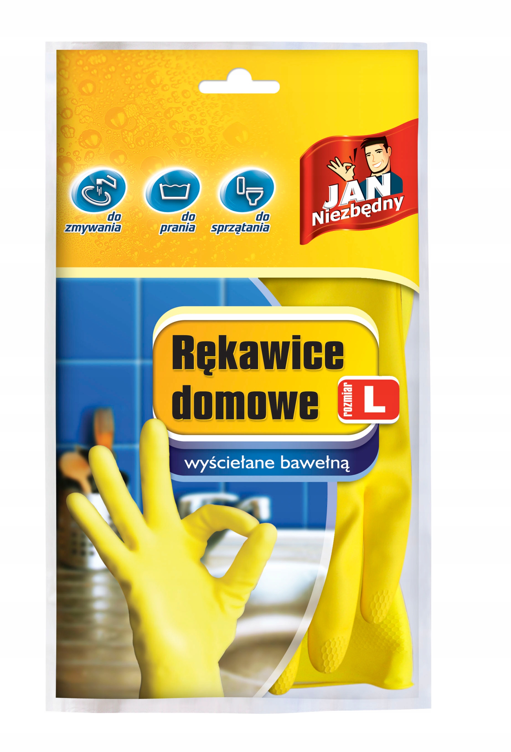 

Jan Niezbędny Rękawice domowe rozmiar L