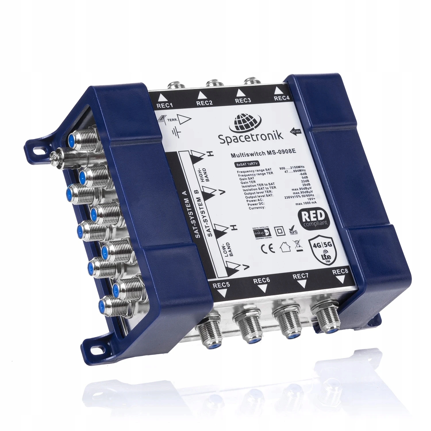 Multiprepínač Spacetronik Pro MS-0908E