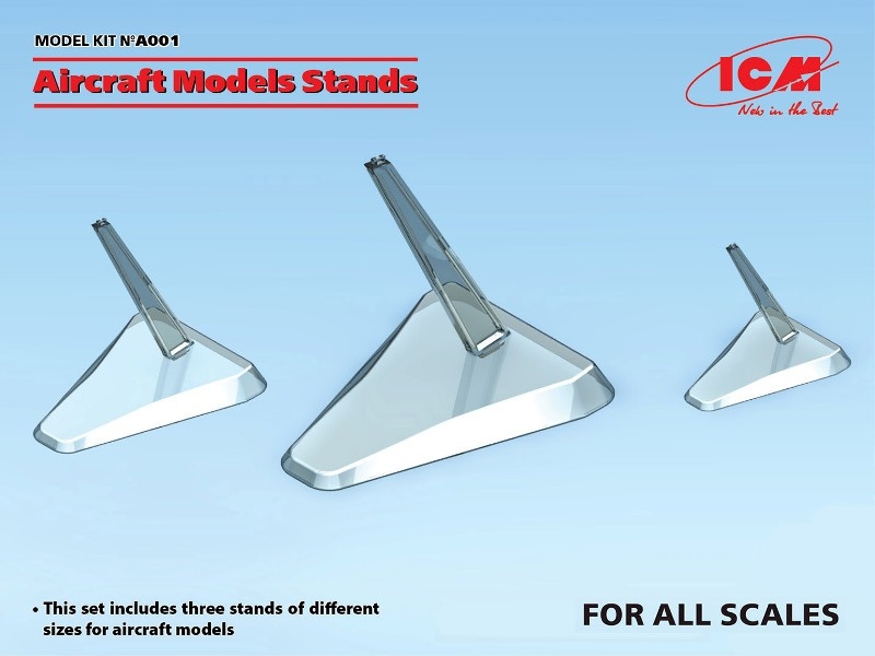 Aircraft Models Stands przezroczyste podstawki pod samoloty