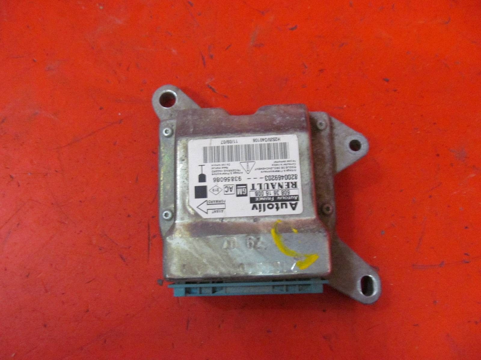 OPEL VIVARO A TRAFIC II PRIMASTAR module control unit SESNOR airbag 8200469203