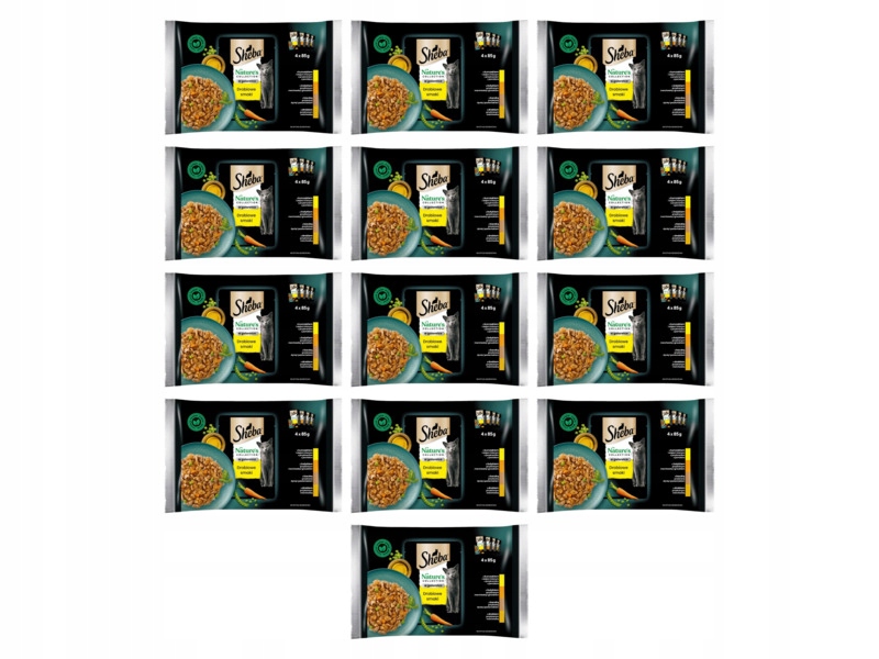 Karma dla kota Sheba Nature's Collection Drobiowe Smaki 52 x 85 g