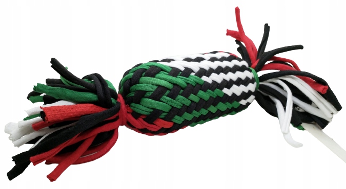 

gryzak szarpak sznurek z piszczałką 25 cm