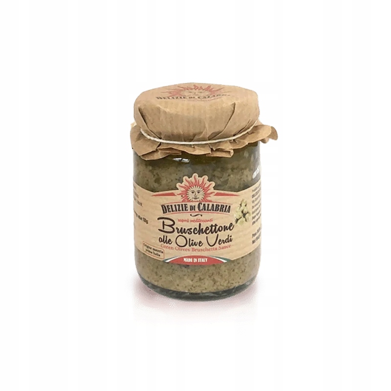 Levně Bruschettone pasta ze zelených oliv Delizie di Calabria 90 g