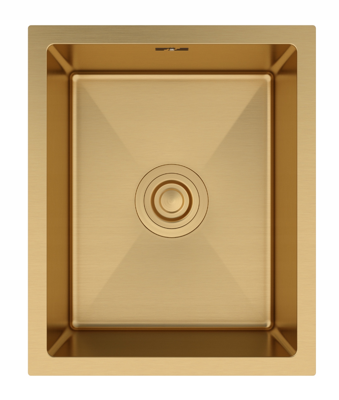 Podvěsný Dřez Ocelový Zlatý Jednokomorový Podstolový BARI37