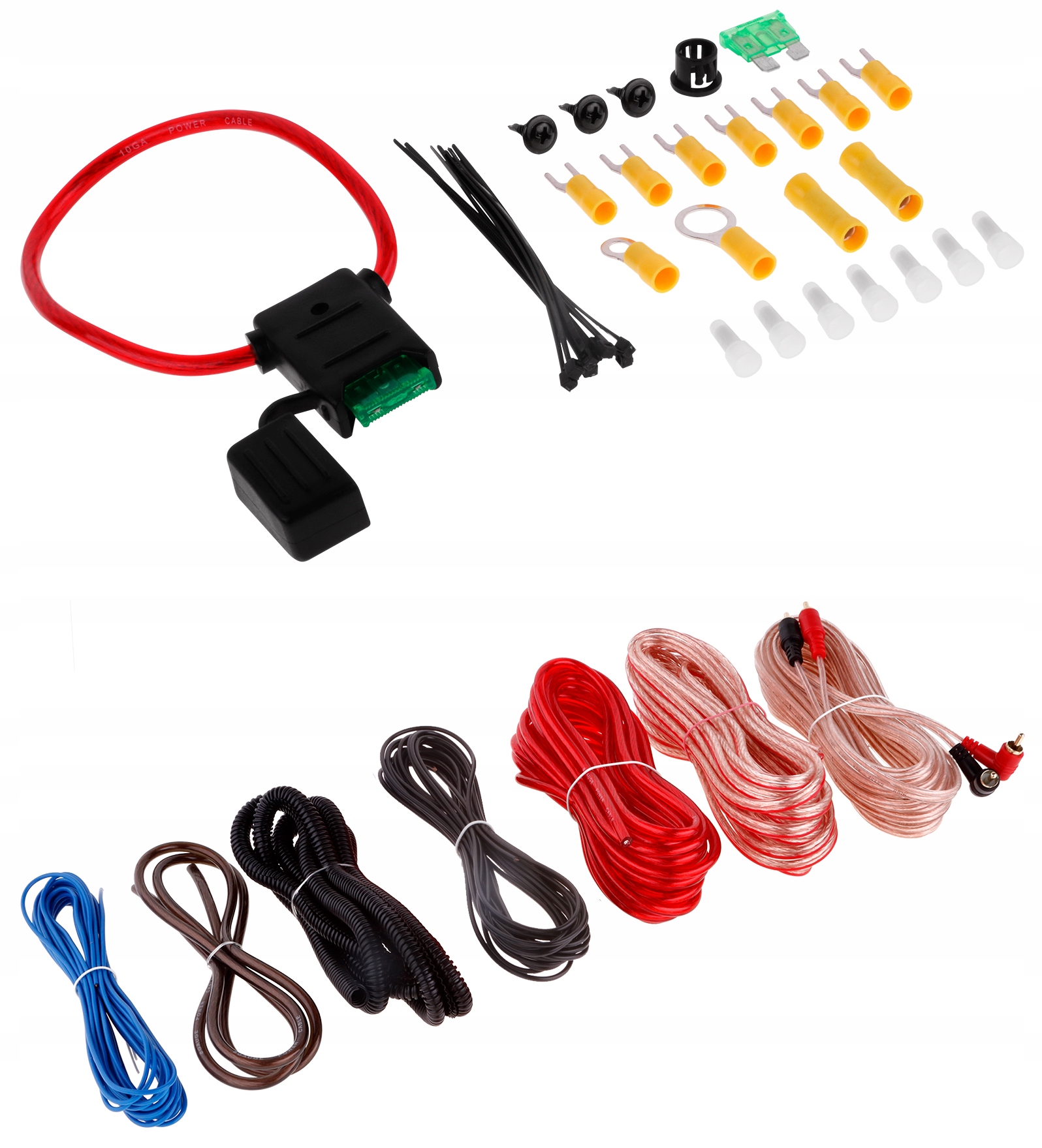 

Przewody Kable Do Wzmacniacz Subwoofer Tuba Zestaw