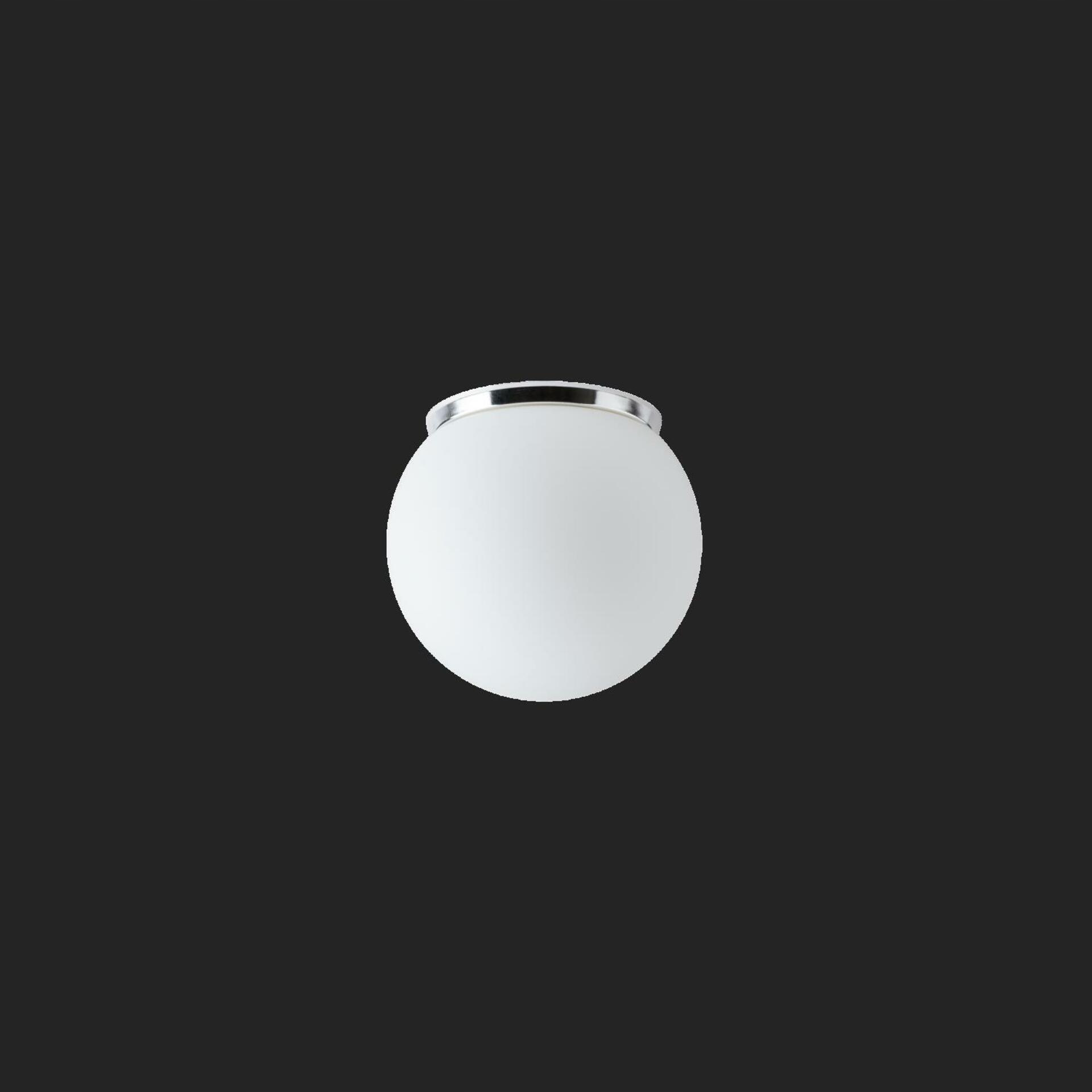 Osmont 44981 Styx 1 stropné nástenné sklenené svietidlo chróm biela IP65 25