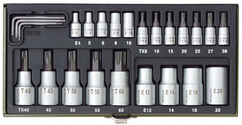 

Proxxon Zestaw kluczy Torx 23 części 23102