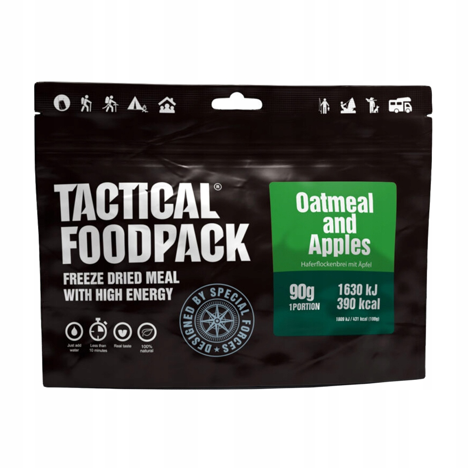 Tactical Foodpack Posiłek taktyczny racja żywnościowa owsianka z jabłkiem