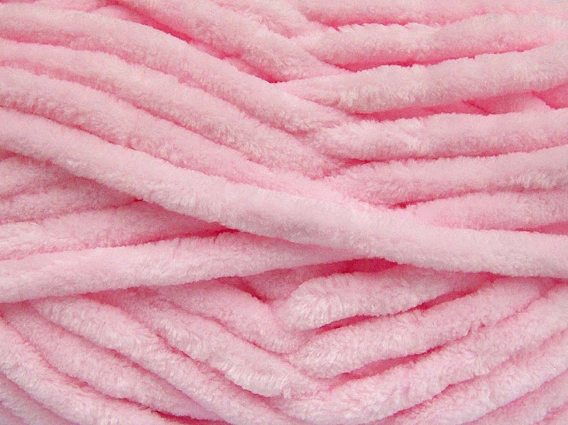Chenille 12mm pink 1m