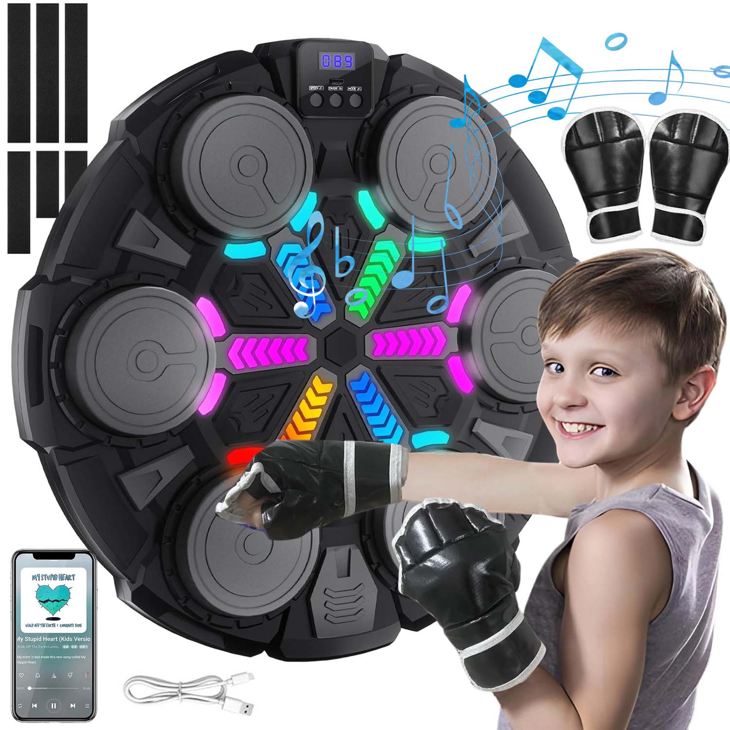 Stroj Na Hudební Box, Boxerské Rukavice, Bluetooth Připojení