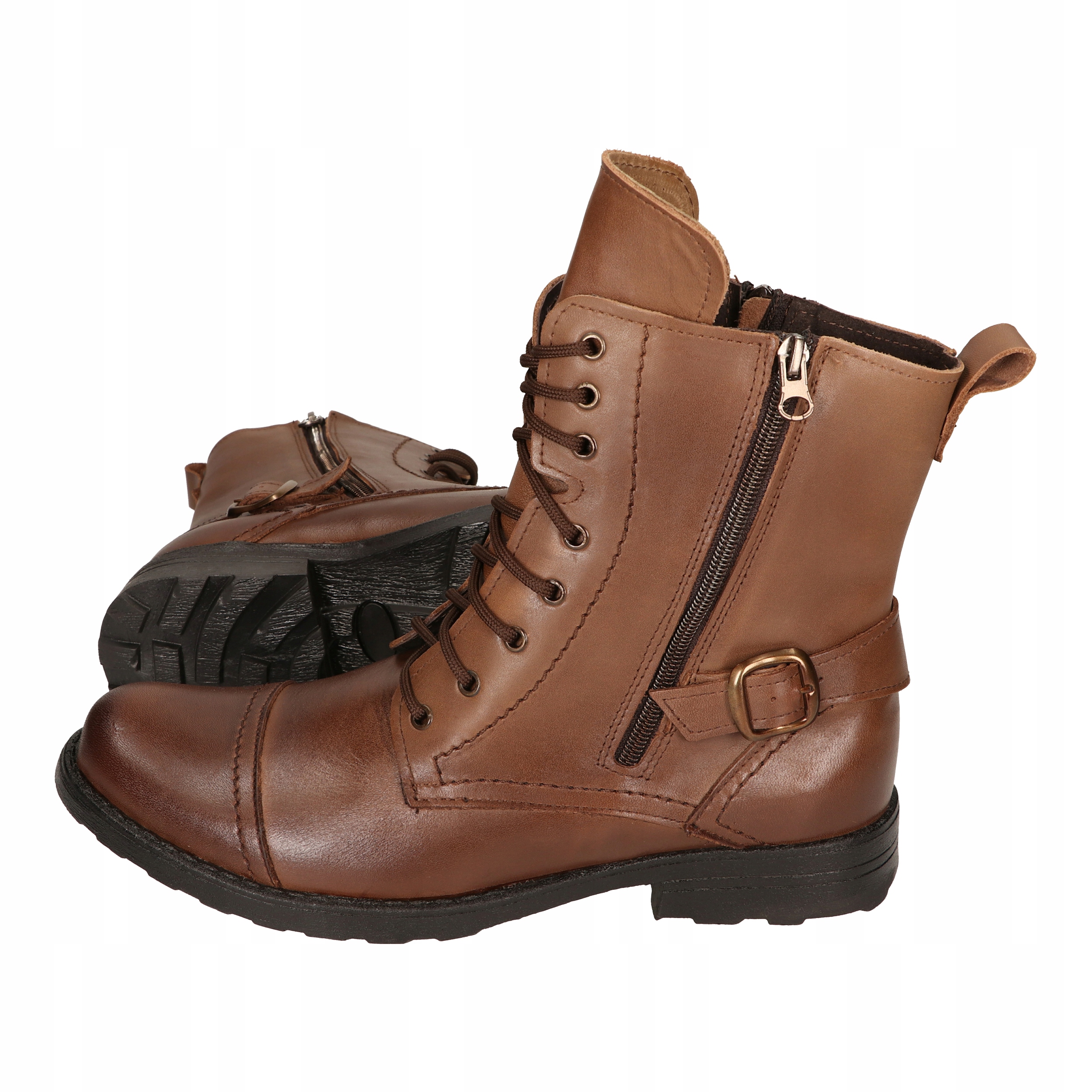 BUTY MESKIE SZTYBLETY SKÓRZANE CAŁOROCZNE MILITARNE MOTOCYKLOWE MEDARD R41 Stan opakowania oryginalne