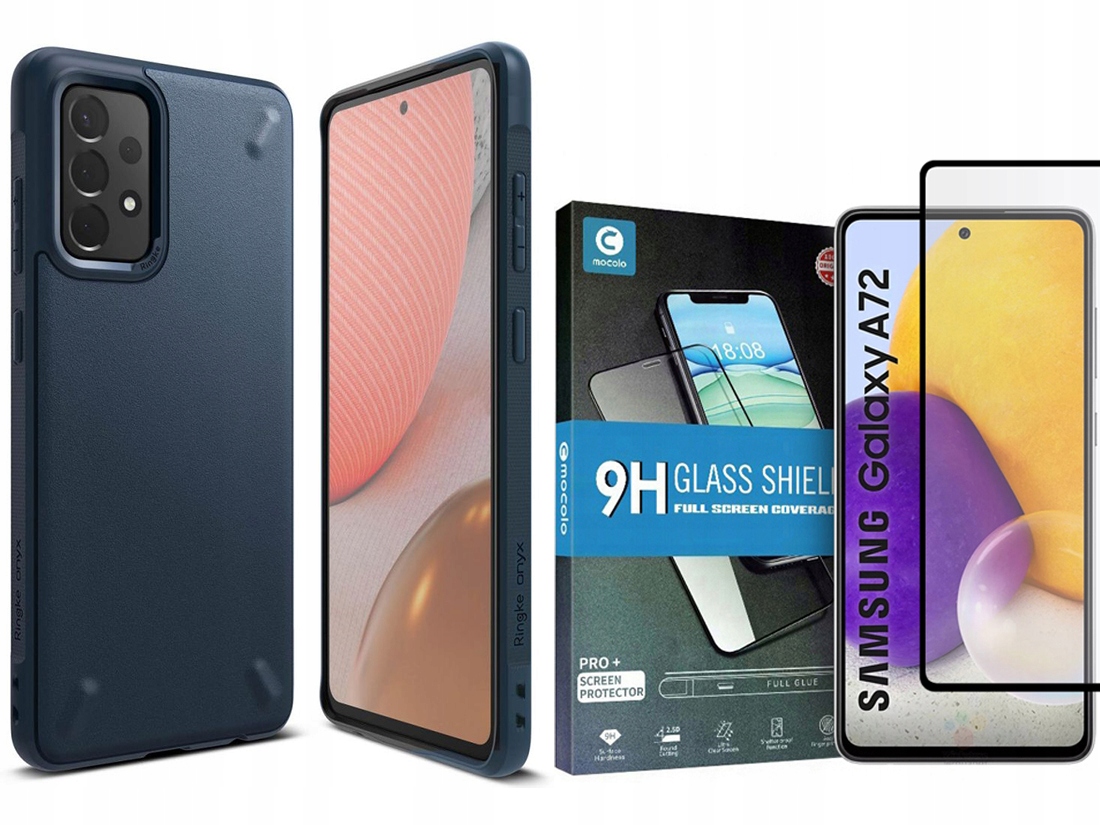 

Ringke Matowe Etui Case Do Galaxy A72 +pełne Szkło