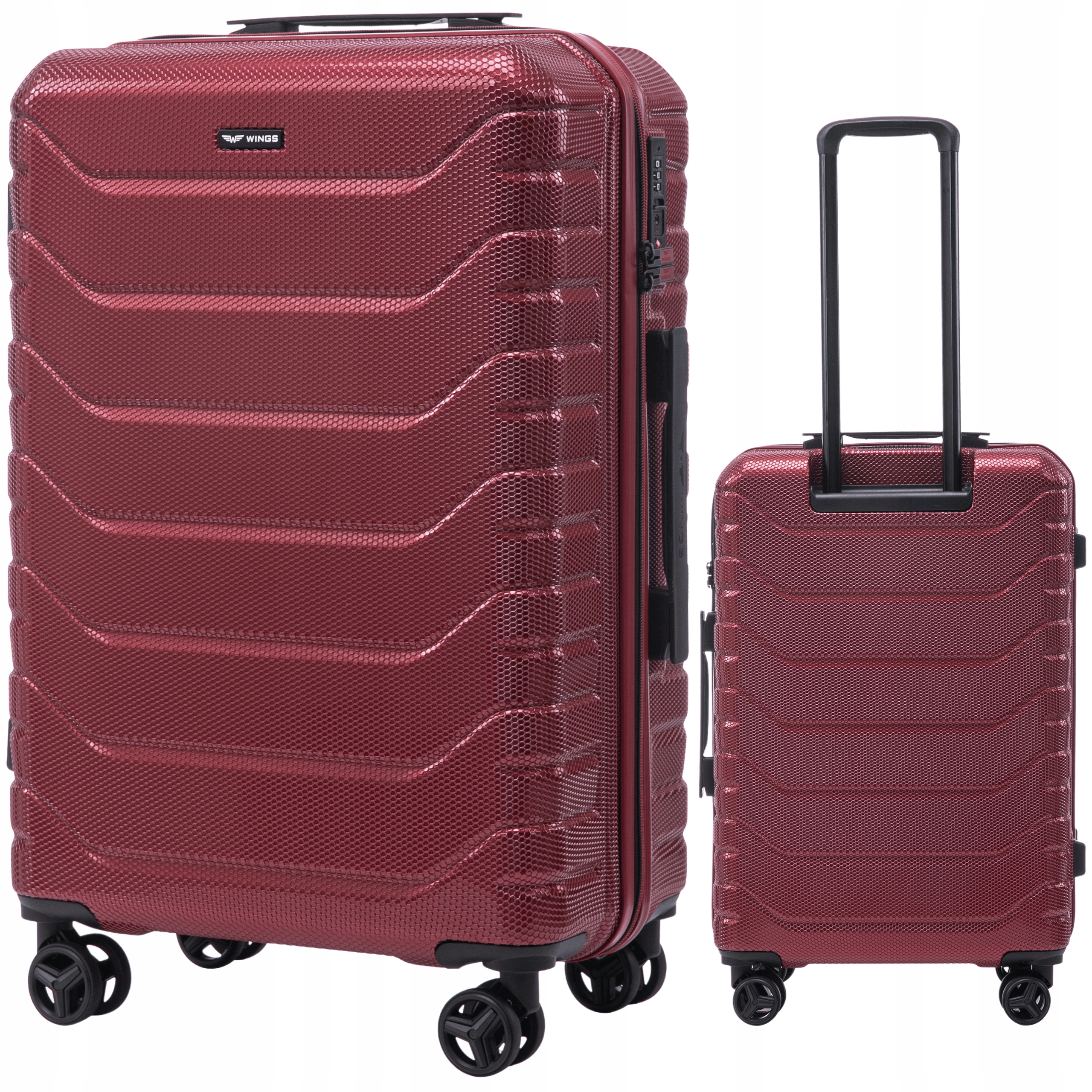 Cestovní zavazadlo určené pro střední kufr Wings 100% tvrdý polykarbonát