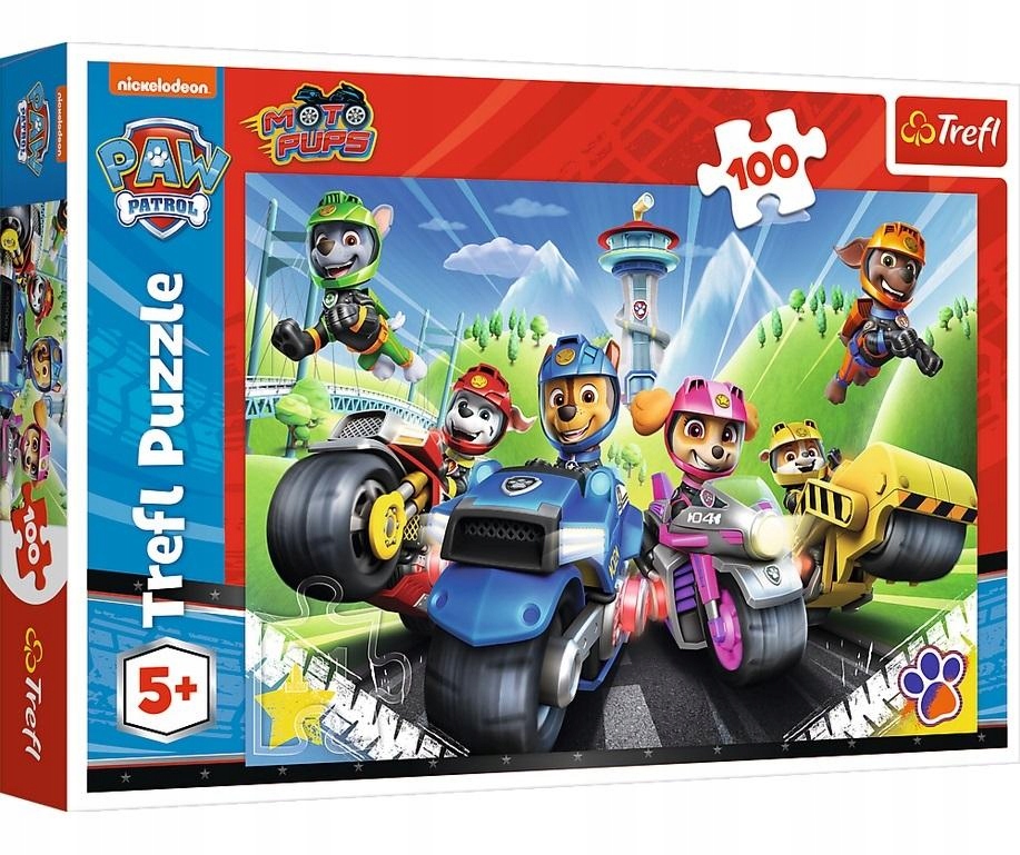 

Puzzle 100-EL.TREFL 16430 Psi Patrol Moto Pups
