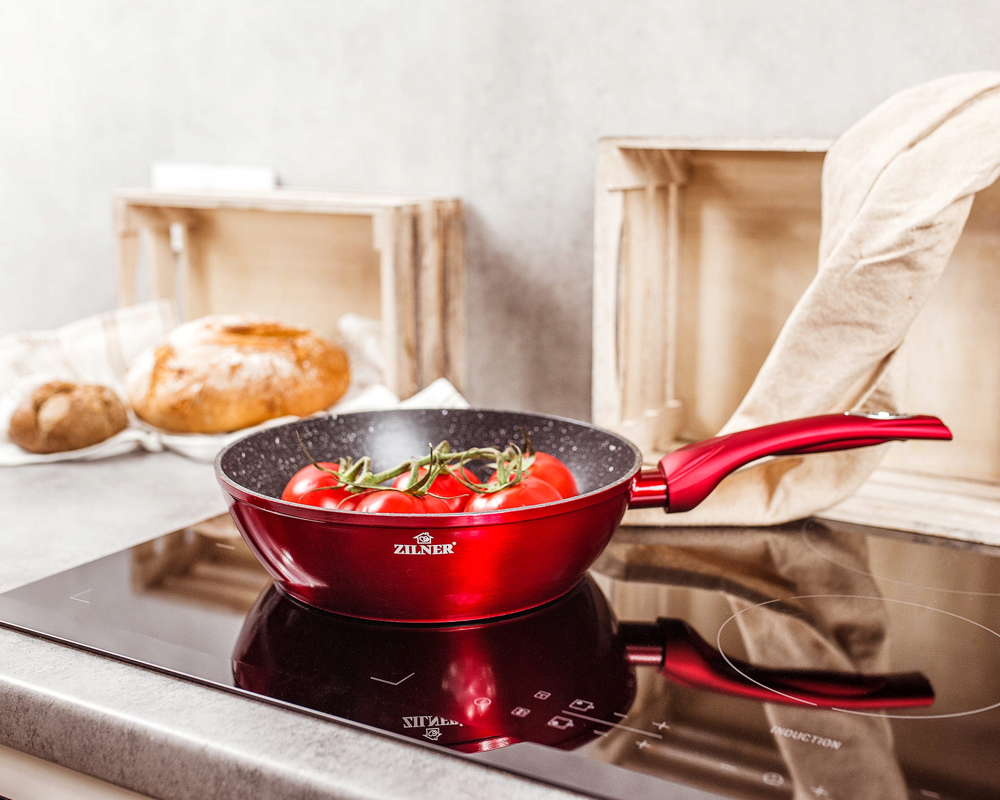 Zestaw garnków Zilner RED 15 el. NOWOŚĆ Liczba elementów w zestawie 15