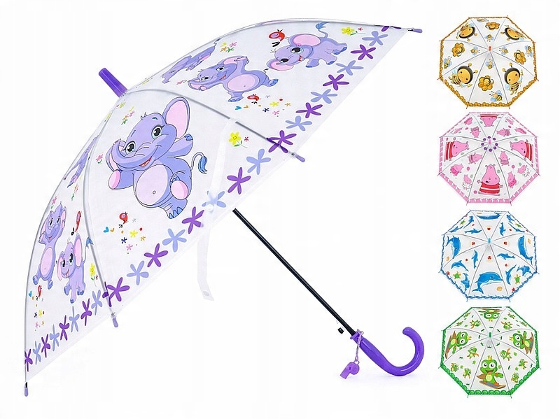 

Parasol Dziecięcy Foliowy Z Gwizdkiem Zwierzęta