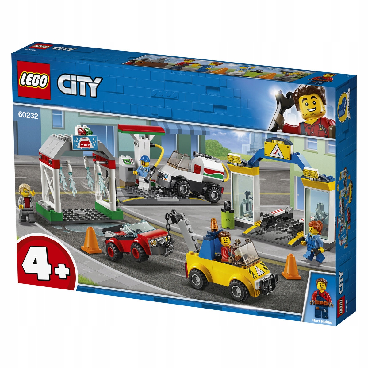 Lego 60232 City Centrum motoryzacyjne Stacja paliw Myjnia Mechanik