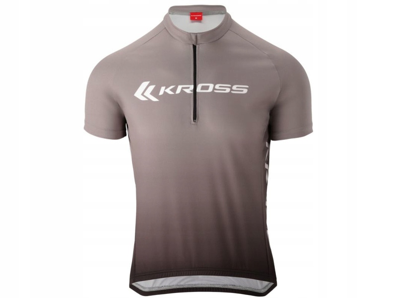 Koszulka rowerowa Kross Sport Jersey (rozmiar S) Szaro-czarny