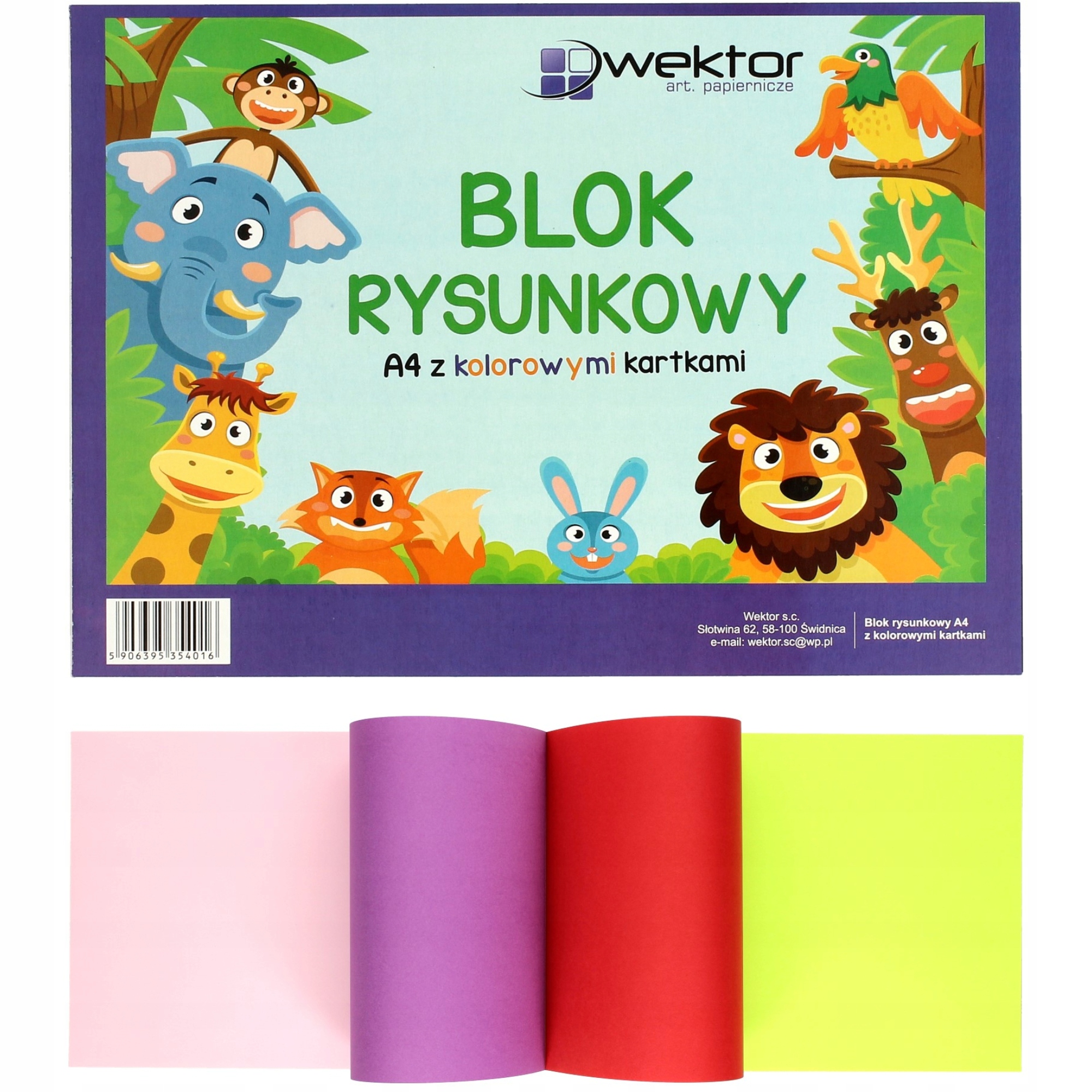 

Blok rysunkowy A4/20 kolor Indeks