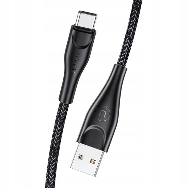 

Usams - Kabel pleciony Usb-c 3m czarny