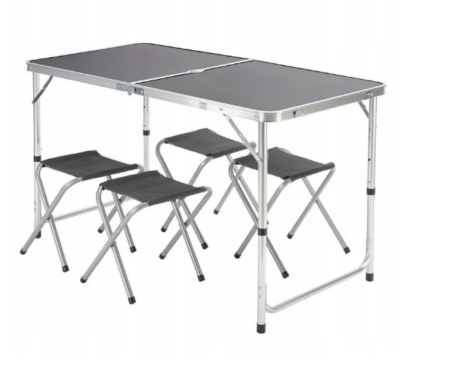 Składany Stół turystyczny piknikowy prostokątny 120 x 60 x 70 cm