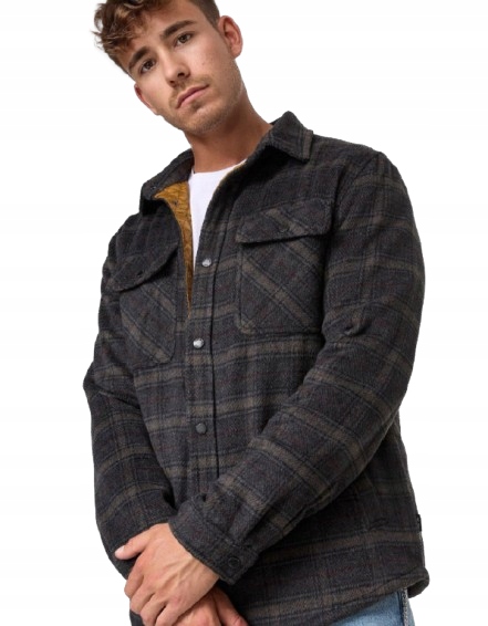 Indicode Košilová Bunda S Kapsami A Patentkami, Velikost L