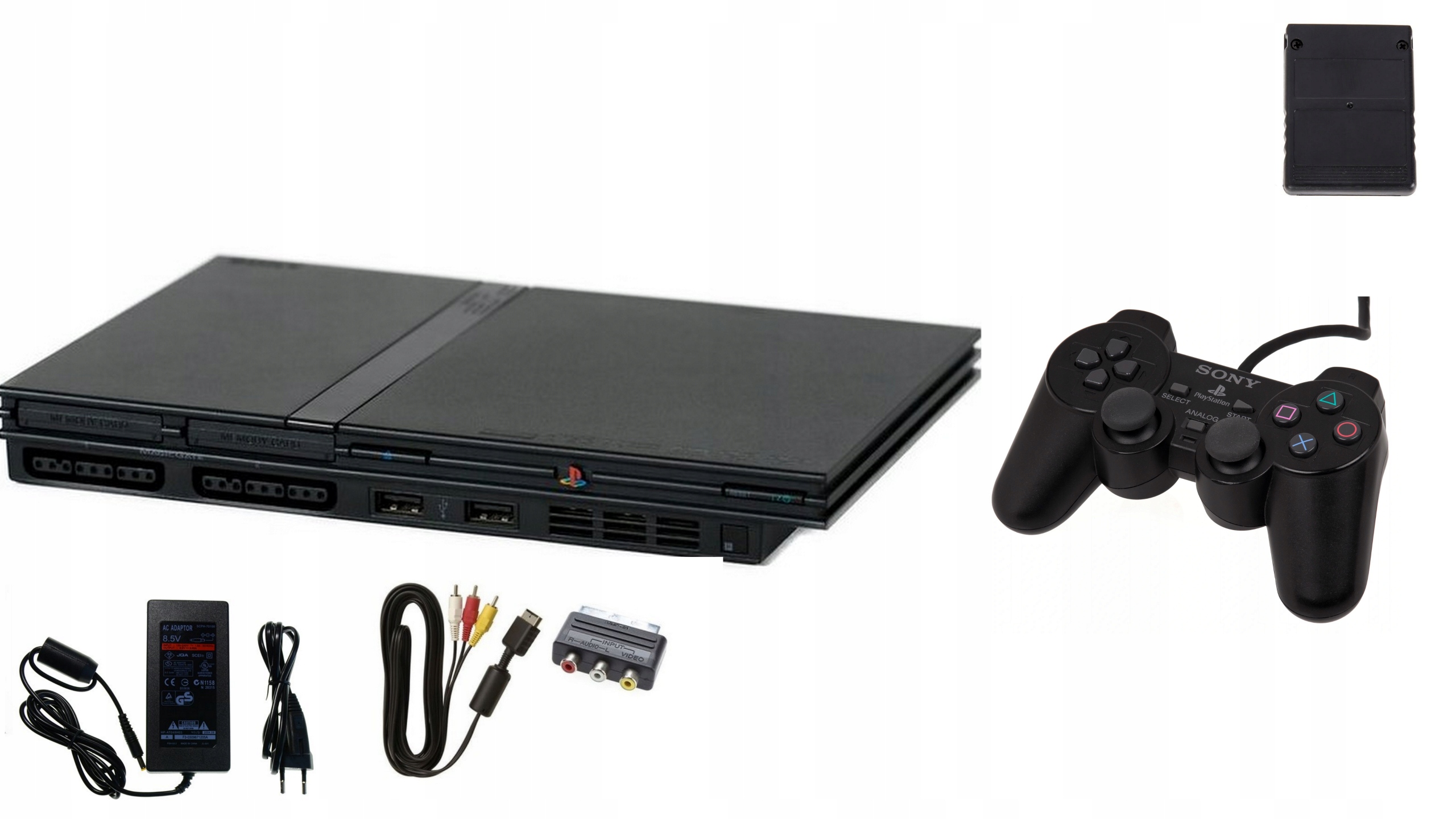 Sony playstation 2 slim 2 pads map buy with delivery from Poland with  Allegro on FastBox 8585750099