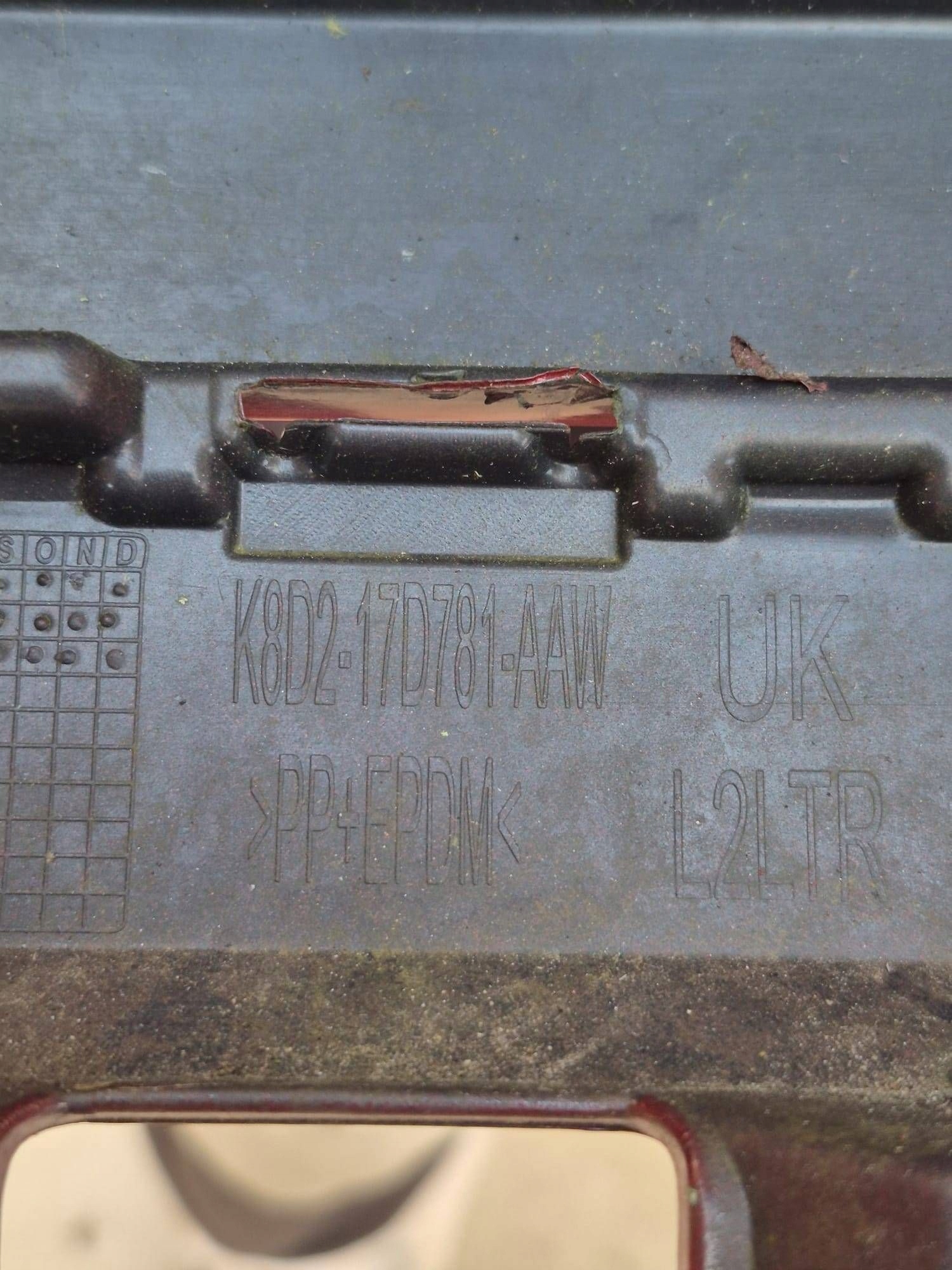 RANGE ROVER EVOQUE II 2 18-> bumper rear part rear