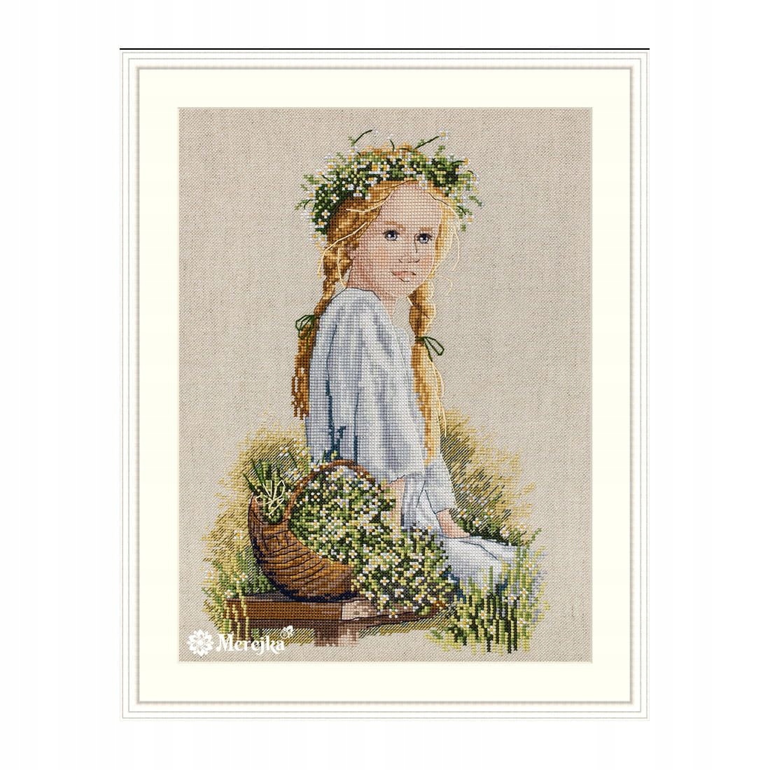 Křížková výšivka počítaná sada (kanva, mulina)