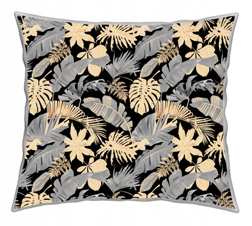 POSZEWKA NA PODUSZKĘ ROŚLINNY WZÓR LIŚCIE 70x80 CM