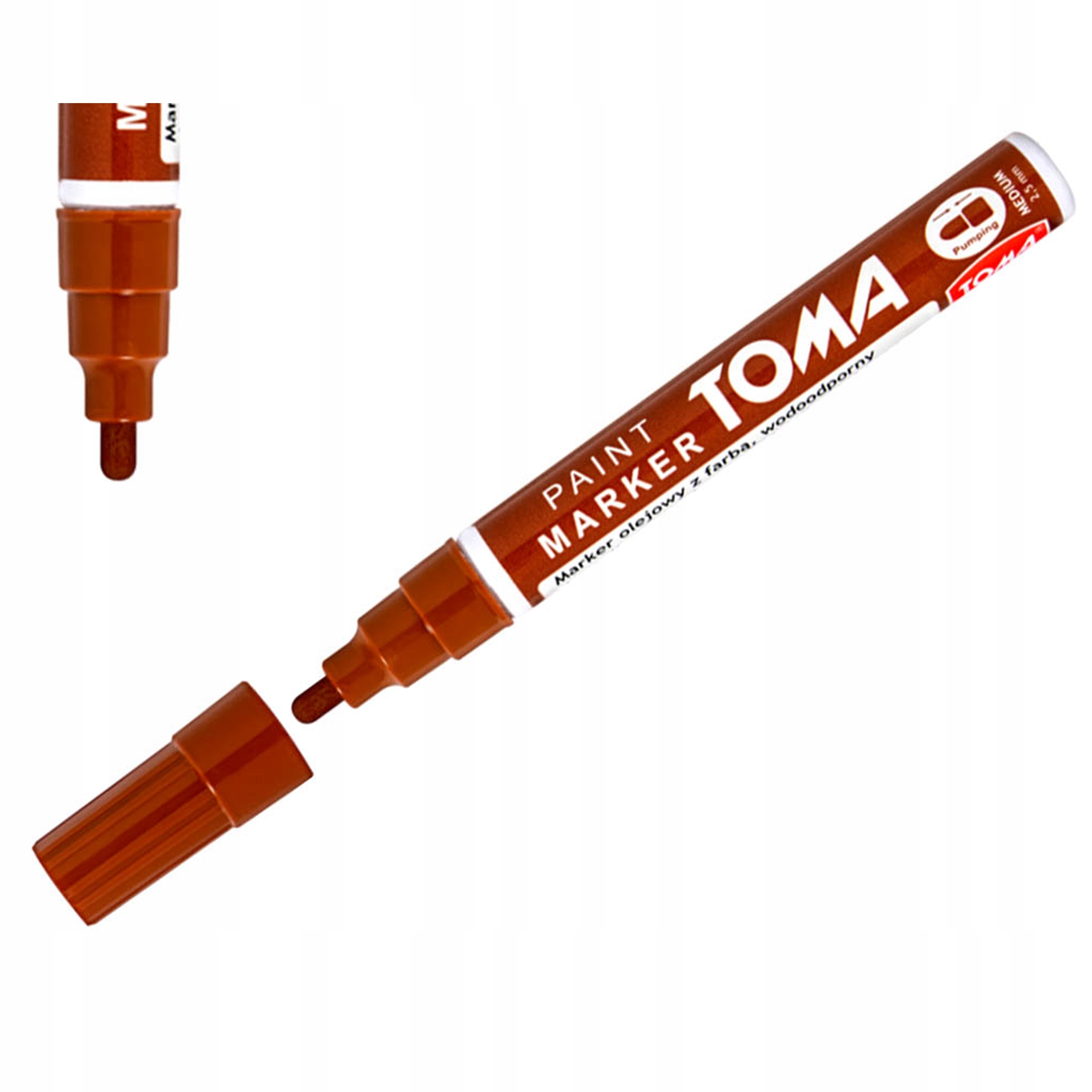

Marker Olejowy Mazak Olejny Toma TO-440 Brązowy