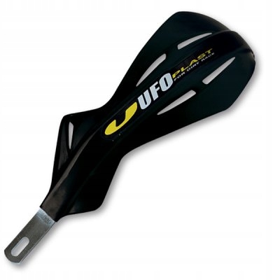 Hliníkové chrániče rukou Ufo 28 mm, černé