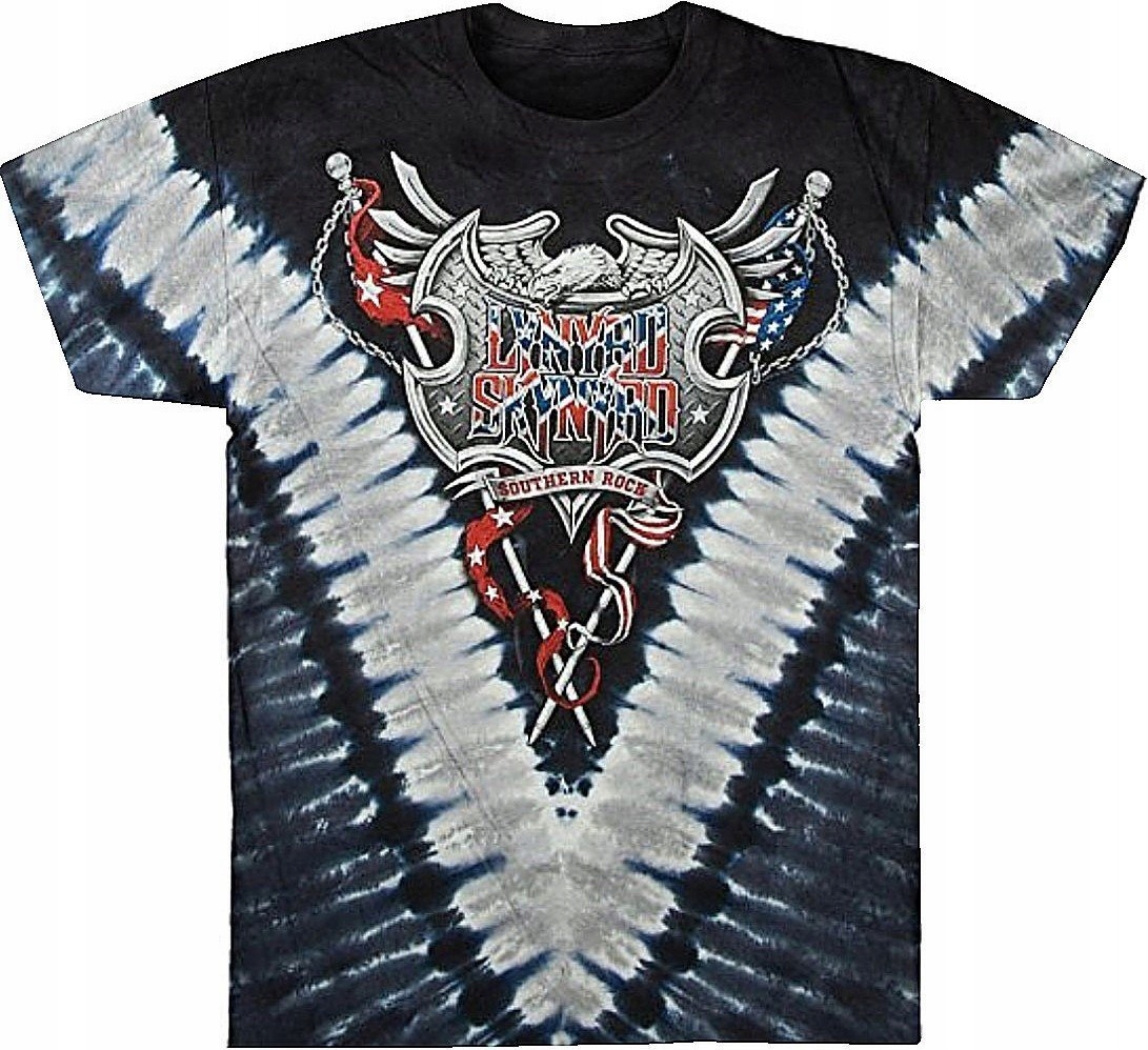 Lynyrd Skynyrd Southern Rock Shield Liquid Blue XL