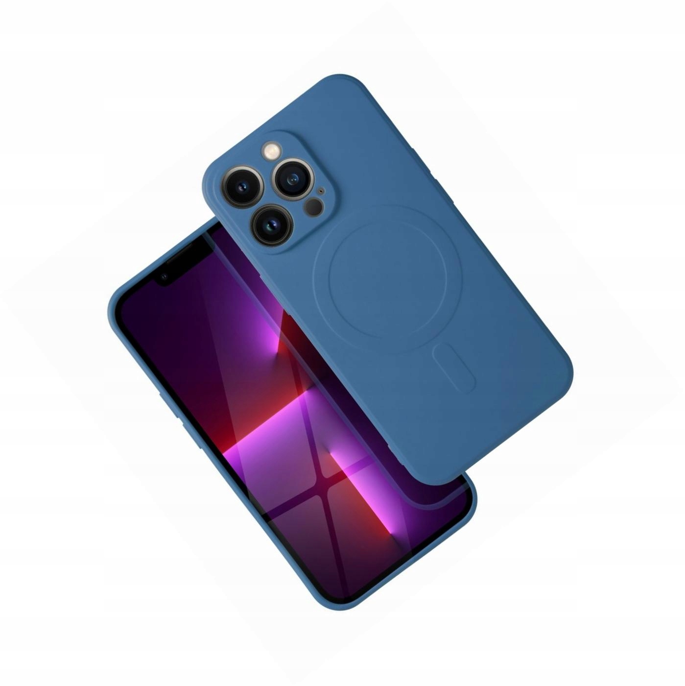 Etui silikonowe MagSafe do iPhone 15 Plus wytrzymałe