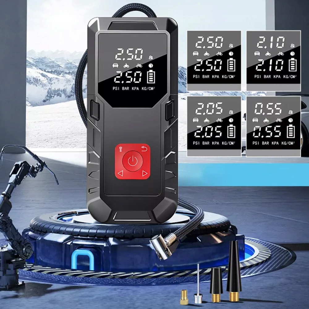 Startér Do Auta Powerbanka Inteligentní Vzduchová Pumpa Svítilna