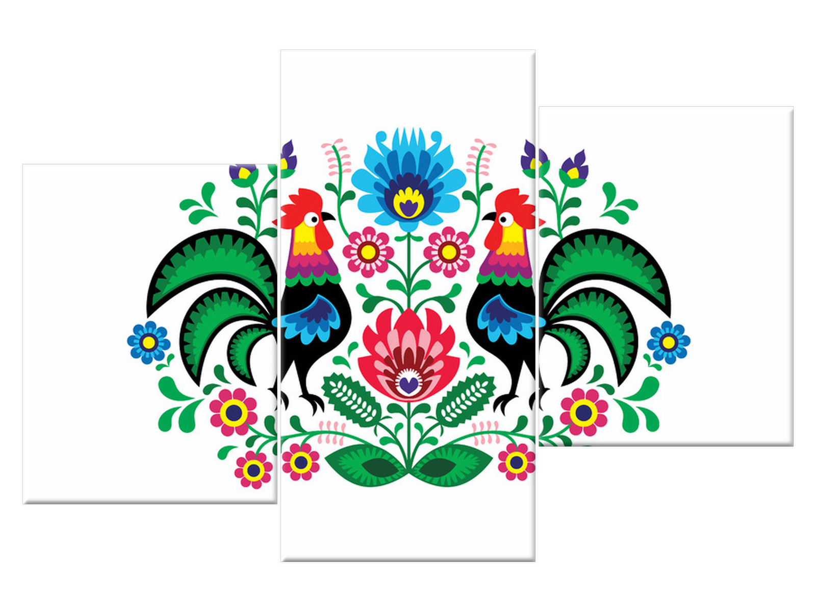 

Obraz Koguciki 90x60 Ptaki 2250A_3K do salonu