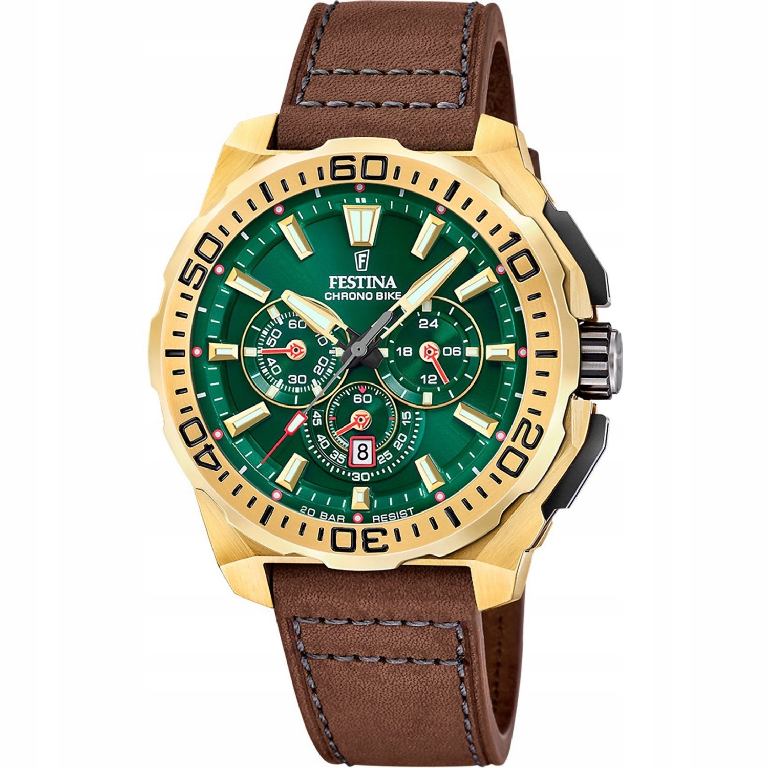 Pánské Hodinky Festina F20728-2 hnědé